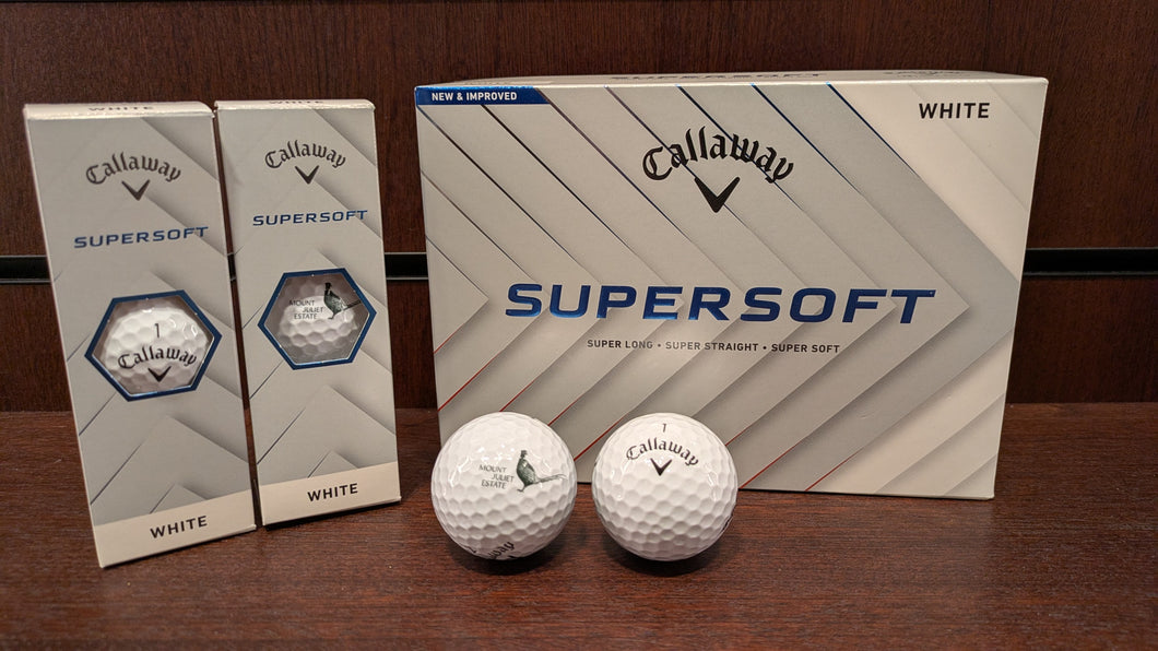 Mount Juliet Estate - Callaway Supersoft Balls